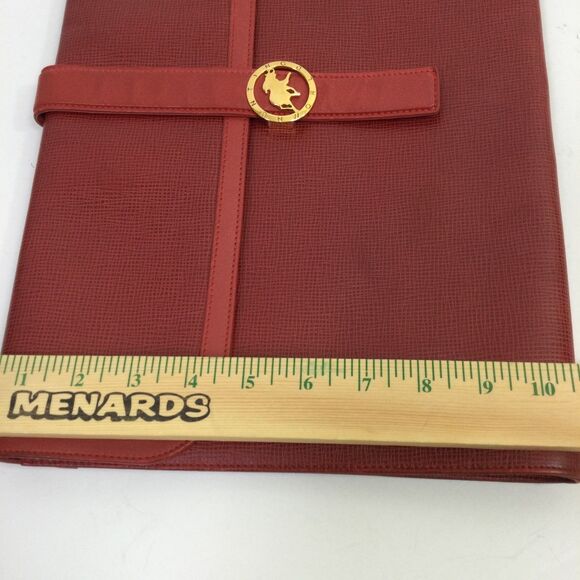 Hunting World Women's Leather Clutch Bag Red One Size - Picture 13 of 14